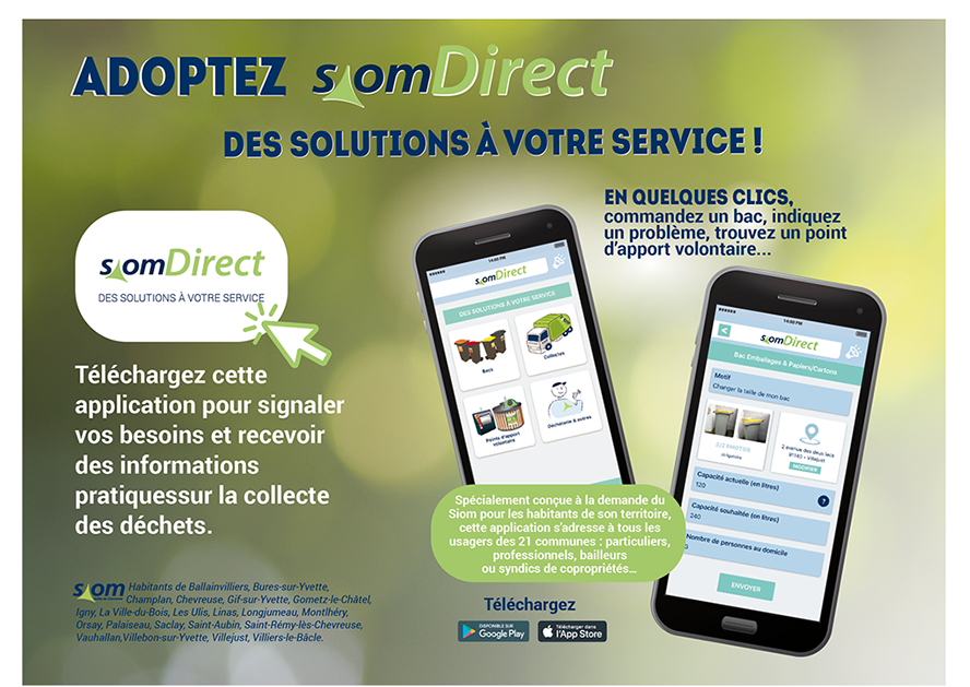 Téléchargez l’application mobile SiomDirect